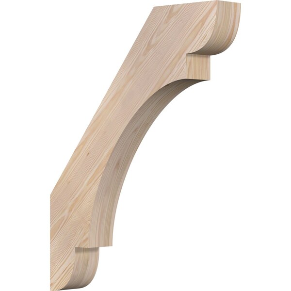 Ekena Millwork 3 1/2"W x 22"D x 28"H Olympic Smooth Knee Brace, Douglas Fir BRC04X22X28OLY00SDF - main